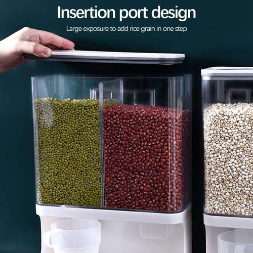 Buy Dual Cereal Dispenser 3L Wall Mounted