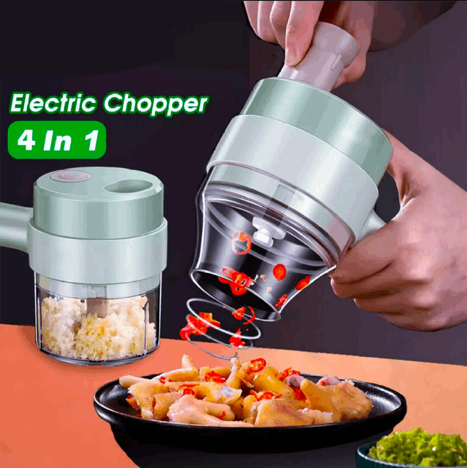 4 in 1 Handheld Electric Wireless Chopper - Kitchen Master