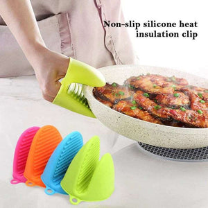2 Pcs Silicone Heat Resistant Pot Holder Gloves - Kitchen Master