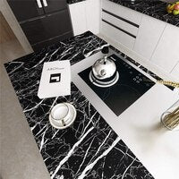Marble Pattern Kitchen Shelf