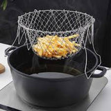 STAINLESS STEEL CHEF BASKET FOR COOKING