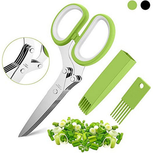 5-Blades-Kitchen-Multipurpose-Stainless-Steel-Scissor